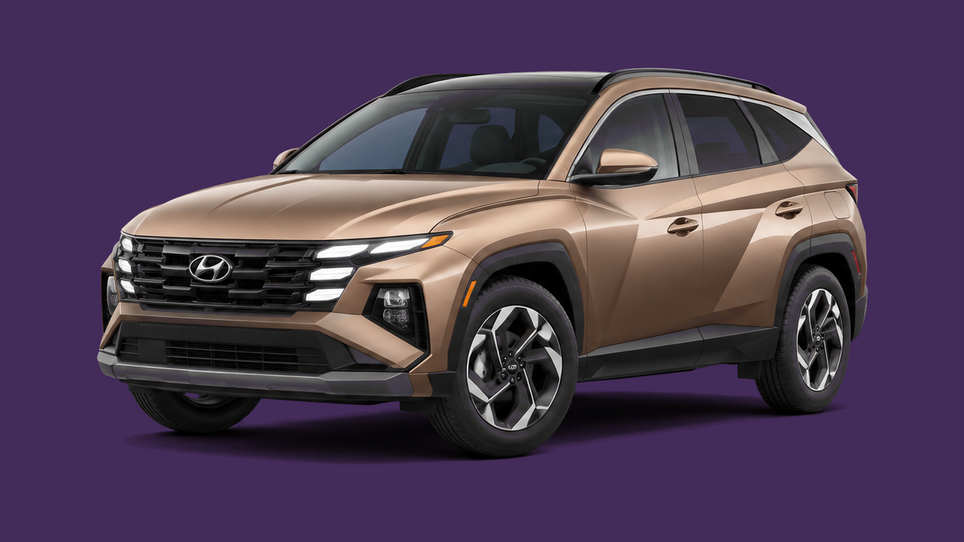 Bronze Hyundai Tucson SUV
